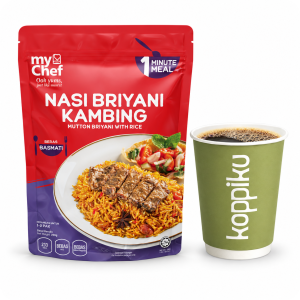 Nasi Briyani Kambing + Hot Americano