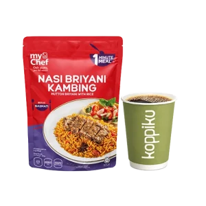 Nasi Briyani Kambing + Hot Americano